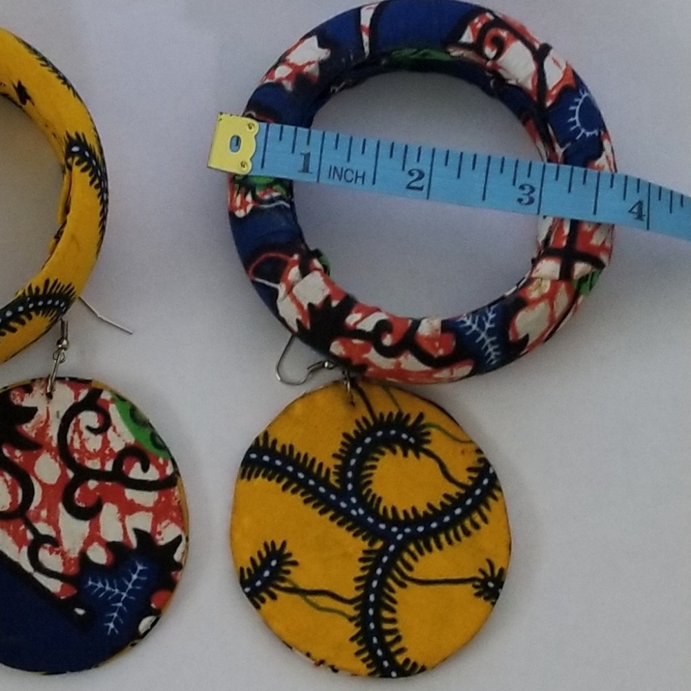 African print bangles. - Picture 5 of 5